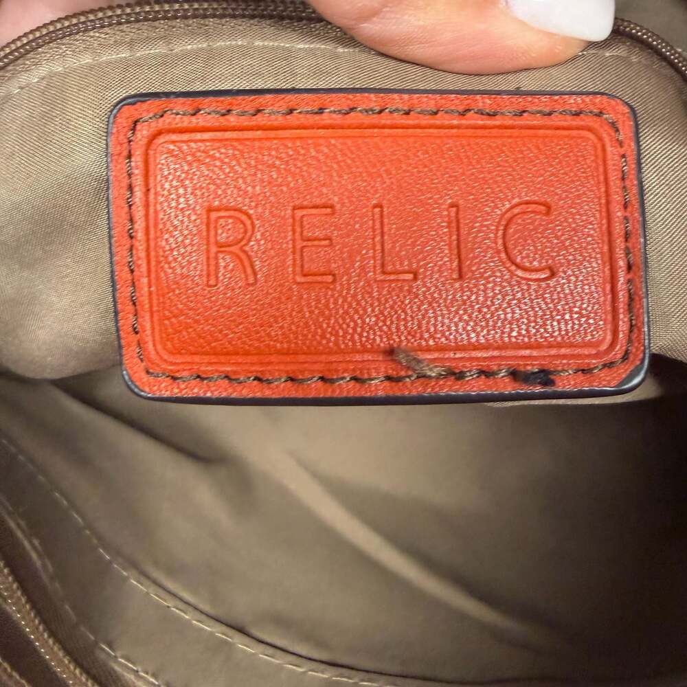 Relic Red Faux Leather Multi-Pocket Tote Shoulder Bag - Picture 9 of 12